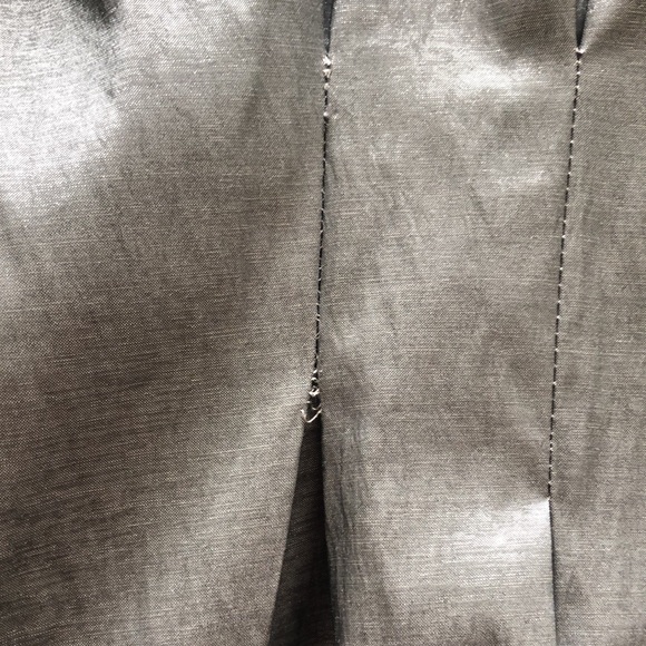 Joseph Ribkoff Silver Ruffle Jacket Size 12 - Picture 10 of 11